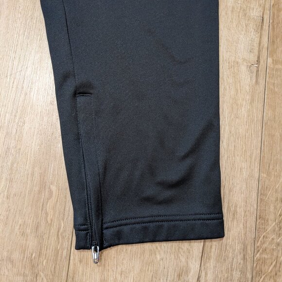 Adidas Pants Mens L Black Aeroready Joggers Athletic Tapered Stretch - Picture 5 of 12